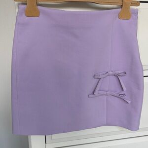 Zara Lavender Bow Detail Skirt